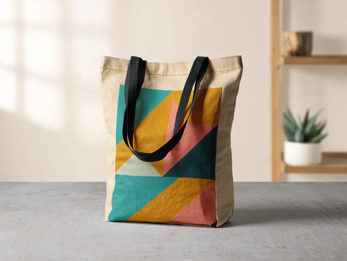 Tygväska med eget tryck